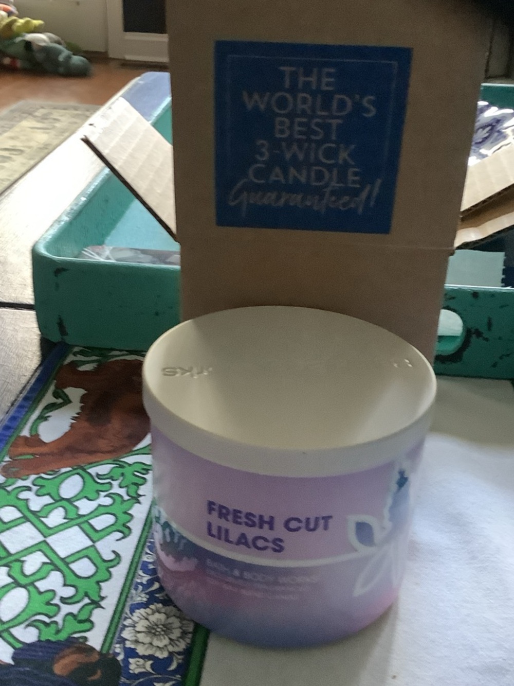 Bath & Body‎ Works Fresh Cut Lilacs 3-Wick Candle - Lavender Purple